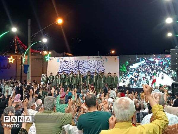 مهمانی یک کیلومتری عید غدیر در لارستان