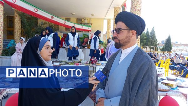 نواخته شدن زنگ سلامت در دبیرستان بهار آزادی 