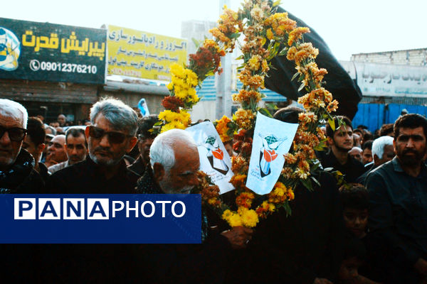 مراسم تشییع پیکر شهید «سعید آذربادگان» در بندرعباس