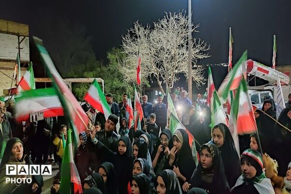 هجدهمین شب از اجتماعات خیابانی در شهر بار نیشابور