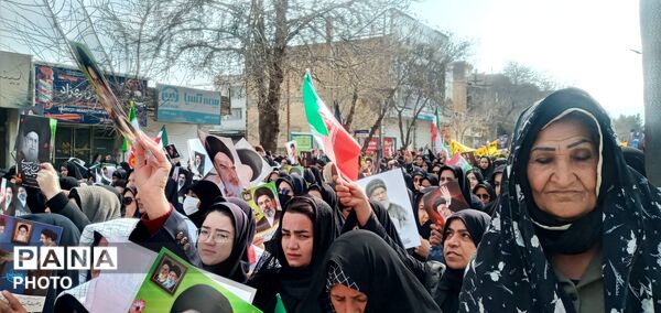 حضور مقتدر مردم آشخانه در راهپیمایی روز قدس