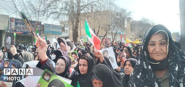 حضور مقتدر مردم آشخانه در راهپیمایی روز قدس