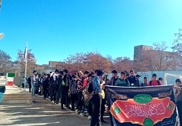 پیاده‌روی عظیم فاطمیه در فیروزکوه