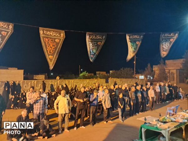 مراسم عزاداری اربعین حسینی در مسجد صاحب‌الزمان (عج) علی‌آباد پیشکوه