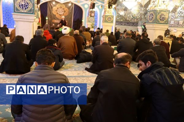 مراسم شب شهادت امام موسی کاظم (ع) در آستان مقدس امامزاده عباس بن موسی (ع) بجنورد 