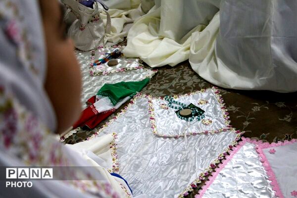 طنین بندگی در جشن تکلیف دانش‌آموزان دختر شهرستان قرچک
