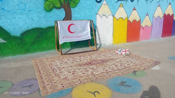 برگزاری مانور زلزله در دبستان شهید سید خلیل رضوی