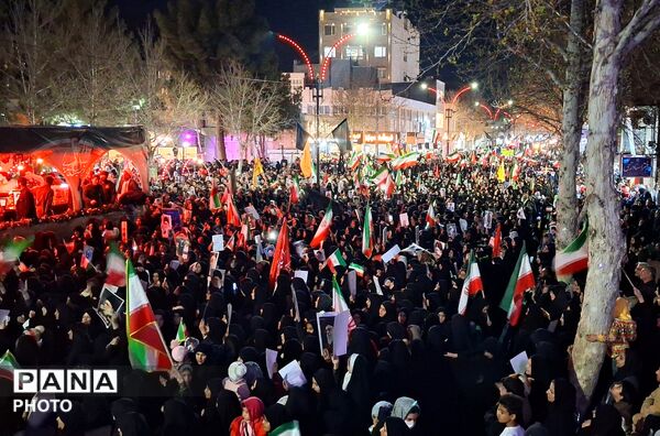 مراسم وداع با شهید پاسدار محمد صادق نظافتی در کاشمر