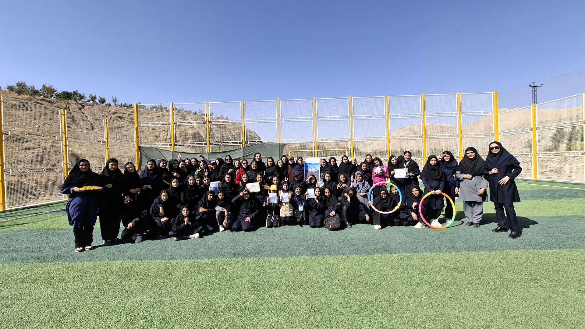 اردوی تفریحی دانش آموزان دبیرستان حضرت فاطمه شهر بار نیشابور 