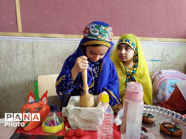 نمایشگاه «طرح بوم» در مدرسه بهادر صمدی