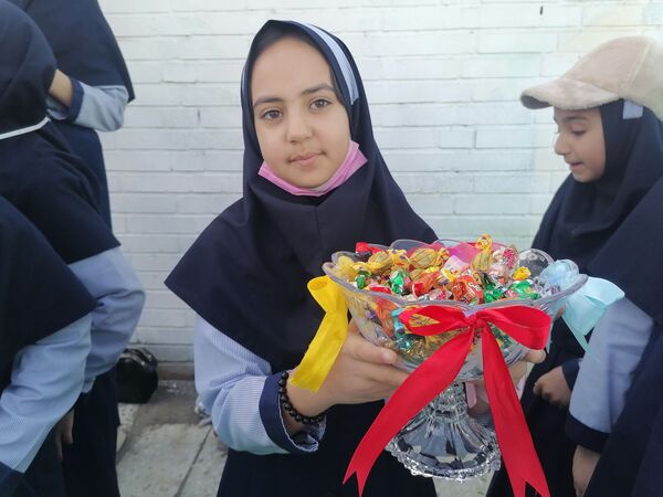موکب نیمه شعبان در مدرسه نخودی