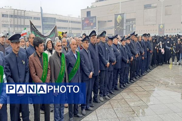 تشیع پیکر شهید مجید شخصی در مشهد