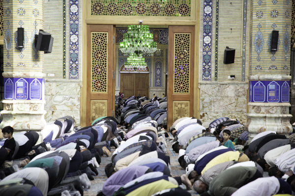 نماز عید سعید قربان در مسجد جمکران