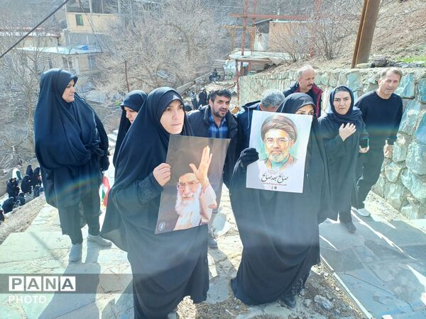 تشییع پیکر مطهر شهید سرافراز، حاج عبدالرسول خدری در آسارا کرج 