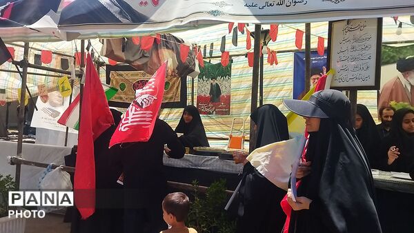 موکب جهان محله امام خامنه ای شهید در خیابان مصباح یزدی مشهد 
