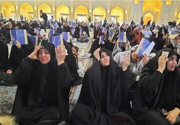شب نوزدهم ماه مبارک رمضان در حرم مطهر رضوی