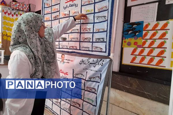 حضور پزشکان خیریه امام حسن عسگری برای غربالگری دانش آموزان دبستان میرشفیعی ها امری جهادی