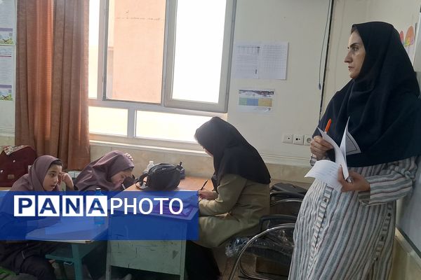 آغاز آزمون هماهنگ پایه ششم ناحیه ۳ شیراز 