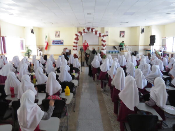 جشن الفبا در مدرسه دخترانه امام خمینی(ره) بجنورد