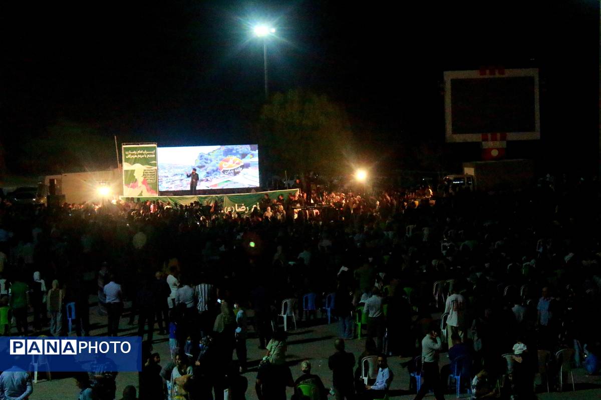 تجمع مردم بندرعباس برای جانباختگان بندر شهید رجایی