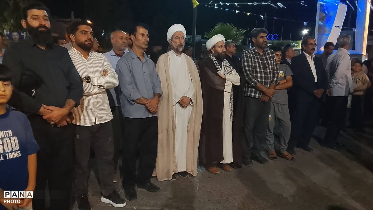 حضور مردم شریف کوهدشت در یکصدمین شب از شب های مقاومت ‌