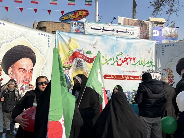 شور اسلامی در مسیر راهپیمایی تهران