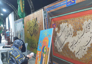 ششمین گذر هنر نبوی آستان جانان در شیراز