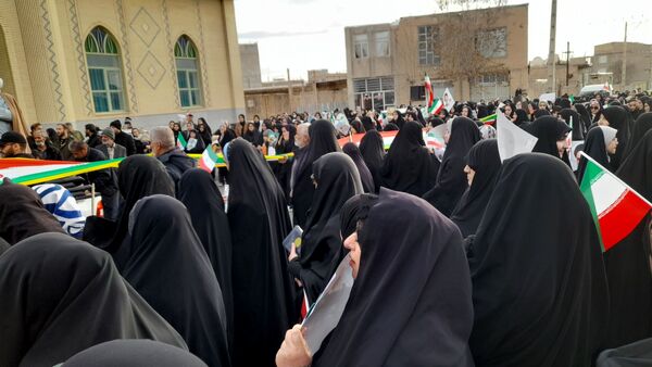راهپیمایی مردم کمیجان درپی محکومیت اقدامات تروریستی در ایران