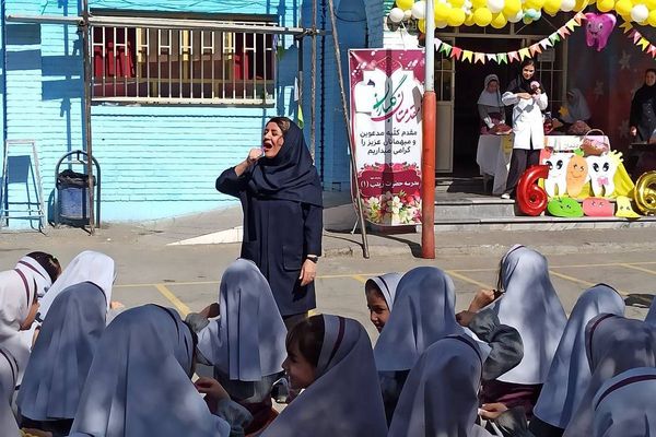 افتتاحیه طرح دندان شماره ۶ دانش‌آموزان دبستان حضرت زینب یک 