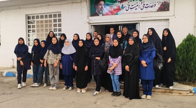 توانمندسازی خبرنگاران دانش‌آموز زرقانی در باغ مدیا