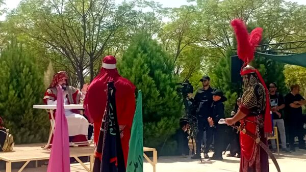 راهپیمایی دلدادگان حسینی در شهرستان سمنان