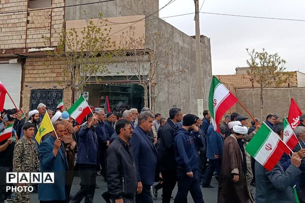 راهپیمایی باشکوه روز جهانی قدس در جوادآباد