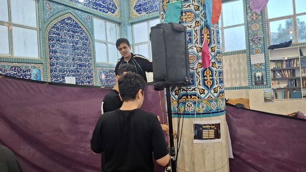 پرواز تا آسمان در مسجد حضرت زینب شهرکرد 