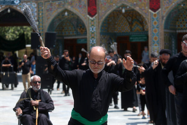 عزاداری سالروز شهادت امام حسن مجتبی(ع) در حرم حضرت معصومه(س)