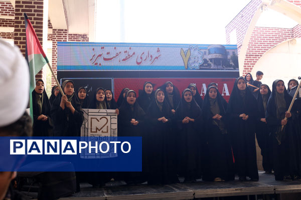 پیاده‌روی جاماندگان اربعین حسینی در تبریز