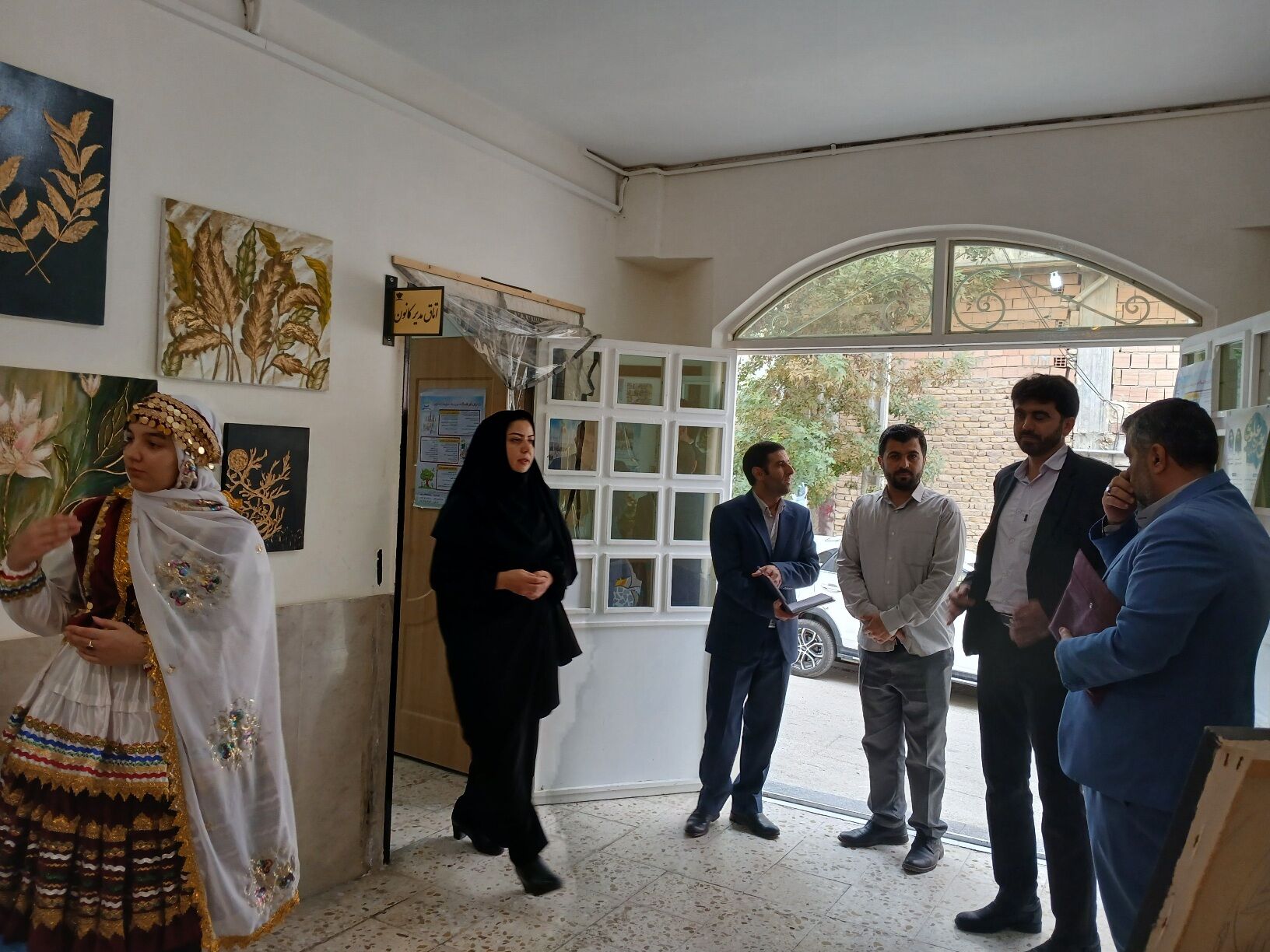 بازدید نماینده معاون آموزش و پرورش کشوری از کانون فرهنگی تربیتی شهید مطهر شهرستان سملقان