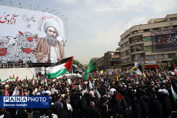 مراسم تشییع شهید اسماعیل هنیه در تهران

