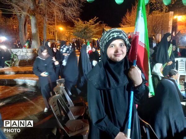 عطر رضوی در موج پنجاه و پنجمین شب اجتماع مردم شریف دلفان