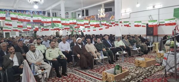 برگزاری یادواره شهدا در روستای نامن شهرستان داورزن
