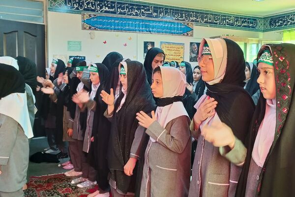 افتتاحیه هیئت فاطمه الزهرا در مکتب فاطمی دبستان دانش