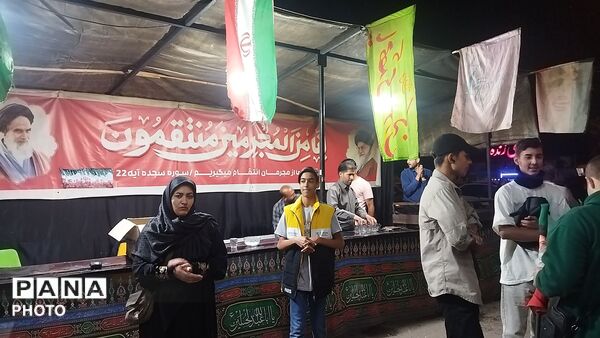 موکب پارک دانشجو در هفتاد و سومین شب از اجتماعات مردمی 