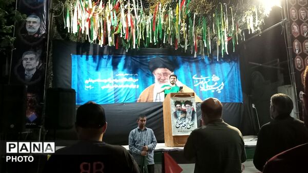 حضور مردم خستگی ناپذیر شهر فردوسیه پس از گذشت سه ماه ازشهادت رهبر عزیزمان