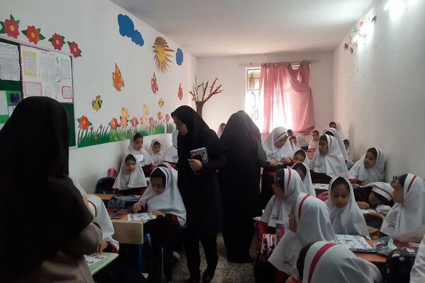 افتتاحیه طرح مصباح الهدی در دبستان دخترانه بعثت۲