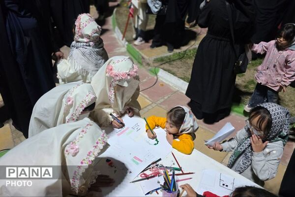 مراسم دختران جان فدا در جوادآباد، به مناسبت دهه کرامت