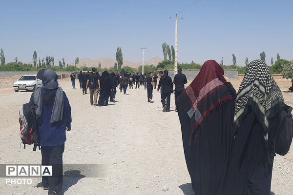 گام‌های عاشقی جاماندگان اربعین از صغاد تا حرم امامزادگان بهمن