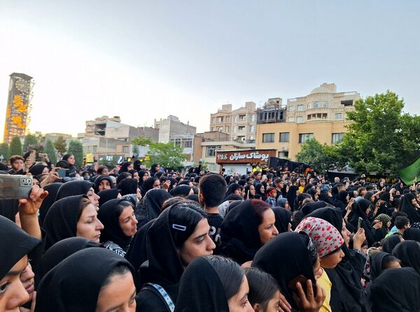 آیین خیمه سوزان عصر عاشورا در مشهد