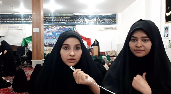 همایش دختران جان فدای ایران در شهر جعفریه