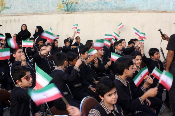 آیین خشت‌گذاری دبستان شهید خداقلی