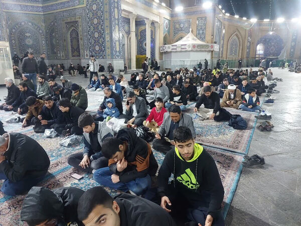 مراسم احیاء سومین شب قدر در حرم حضرت معصومه(س)