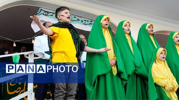 آغاز مهر با حضور خادمین حرم امام رضا(ع) در مدرسه عباسقلی رهگذر شهریار